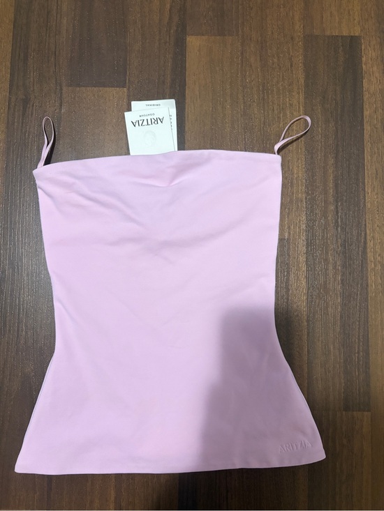 Aritzia Tops - Aritzia Light Pink Strapless Bandeau with Thin Shoulder Straps